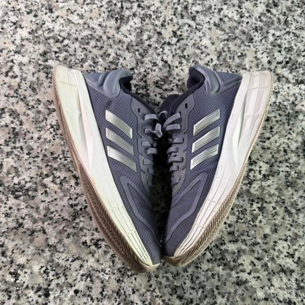 Adidas Duramo SL 2 Silver Violet Running Sneaker Shoe W6 HP2386 - Picture 3 of 7